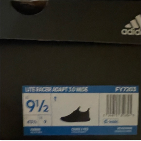 NEW! ADIDAS UNISEX LITE RACER ADAPT 3.0 ORTHO LITE RED SNEAKERS! - Picture 7 of 8